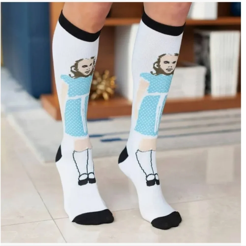 The Shining Exclusive Grady Twins white crew socks